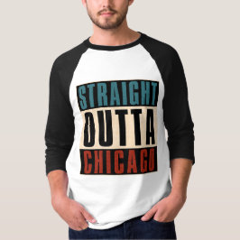 Camiseta Hetero Outta Chicago Illinois IL EUA