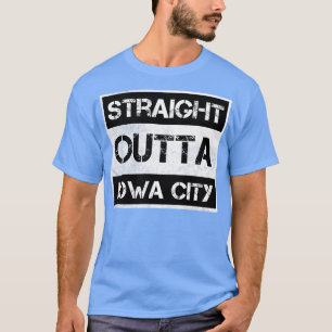 Camiseta Hetero Outta cidade de Iowa cidade de Iowa Vintage