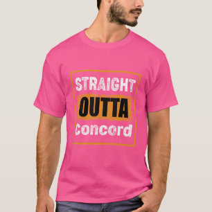 Camiseta Hetero Outta Concord Carolina Do Norte Usa Vintage