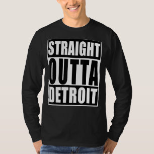 Camiseta Hetero Outta Detroi Funny Detroit City Michigan