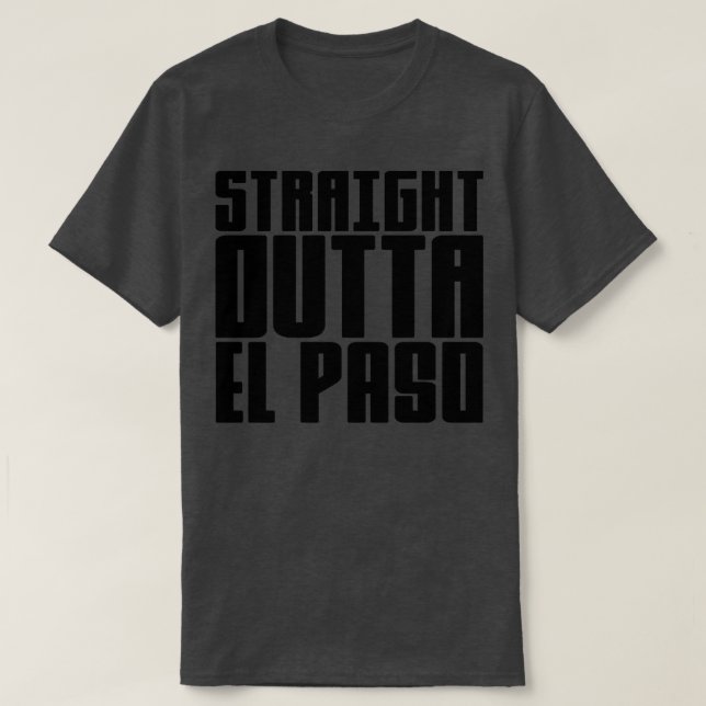 Camiseta Hetero Outta El Paso (Frente do Design)