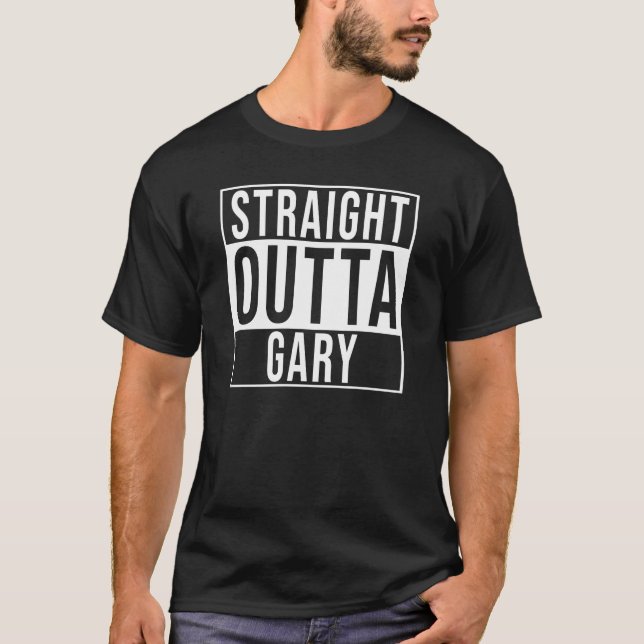Camiseta Hetero Outta Gary (Frente)
