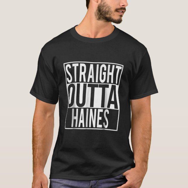 Camiseta Hetero Outta Haines (Frente)