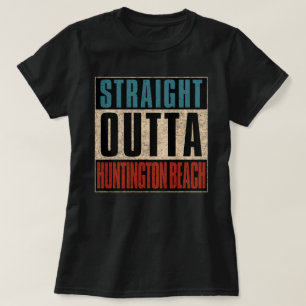 Camiseta Hetero Outta Huntington Beach Califórnia CA