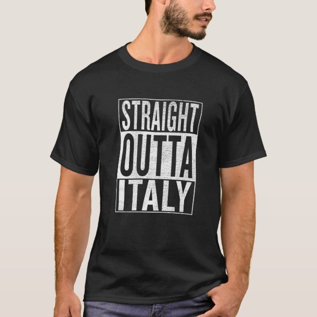 Camiseta Hetero Outta Itália Viagem Outfit (Frente)