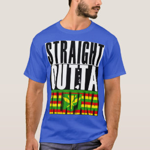 Camiseta Hetero Outta Kalapana Hawaii Kanaka Maoli Flag b