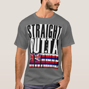 Camiseta Hetero Outta Kawaihae Hawaii - Bandeira do Estado