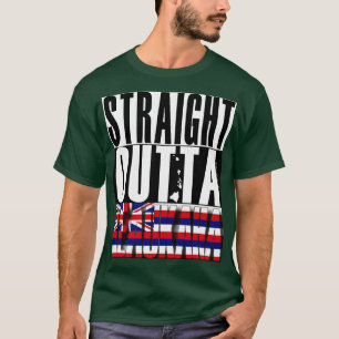 Camiseta Hetero Outta Keaukaha Hawaii - Bandeira do Estado