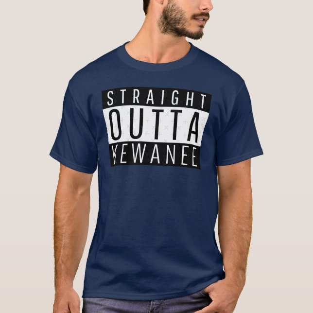Camiseta Hetero Outta Kewanee Illinois (Frente)