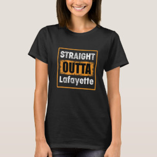 Camiseta Hetero Outta Lafayette Louisiana Usa Retro Vinta