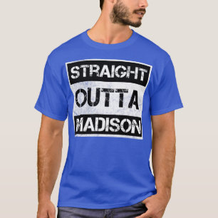 Camiseta Hetero Outta Madison Wisconsin Vintage Distresse