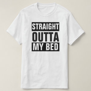 CAMISETA HETERO OUTTA MEU T-SHIRT DA CAMA