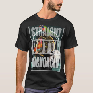 CAMISETA HETERO OUTTA MICHOACAN MIS TRES ANIMAIS