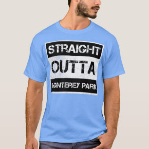 Camiseta Hetero Outta Monterey Park Cidade da Califórnia Vi