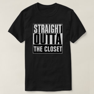 CAMISETA HETERO OUTTA O T-SHIRT DO ARMÁRIO