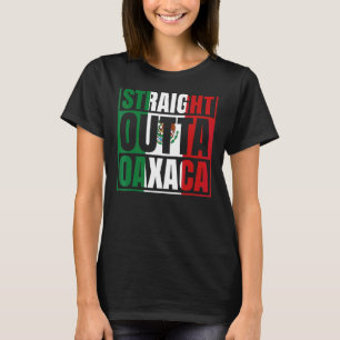 Camiseta Hetero Outta Oaxaca México Bandeira Mexicana Chica