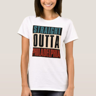 Camiseta Hetero Outta Philadelphia Pennsylvania PA EUA