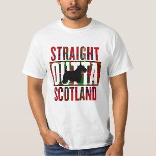 Camiseta Hetero Outta Scotland Scottie Xadrez