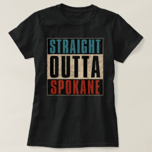Camiseta Hetero Outta Spokane Washington WA