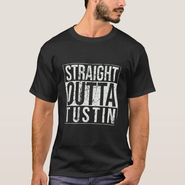 Camiseta Hetero Outta Tustin Vintage (Frente)