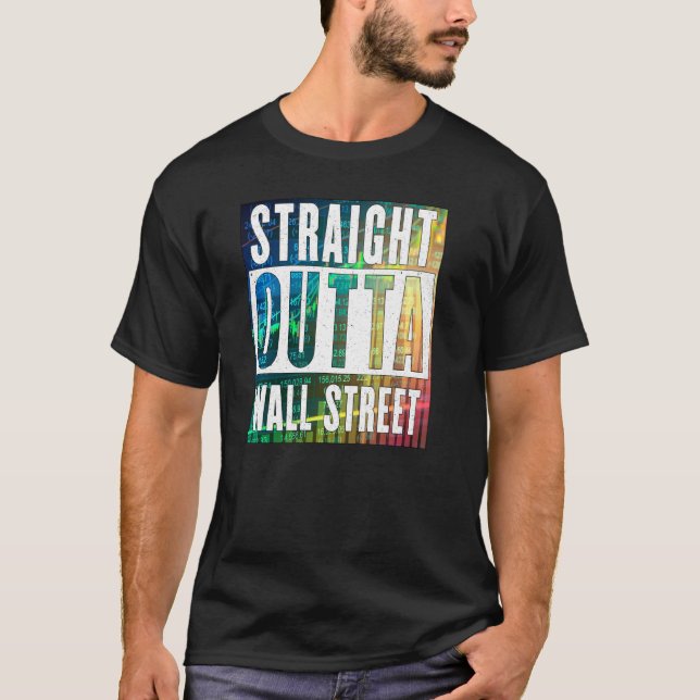 Camiseta Hetero Outta Wall Street Stock Market Trades Co (Frente)