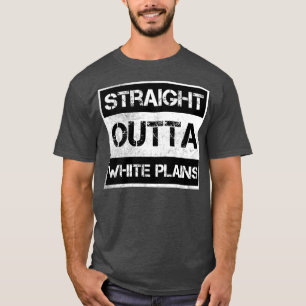 Camiseta Hetero Outta White Plains City New York Vintage