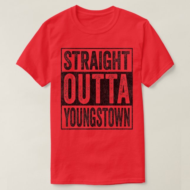 Camiseta Hetero Outta Youngstown (Frente do Design)
