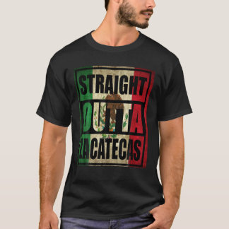CAMISETA HETERO OUTTA ZACATECAS MEXICO T SHIRT