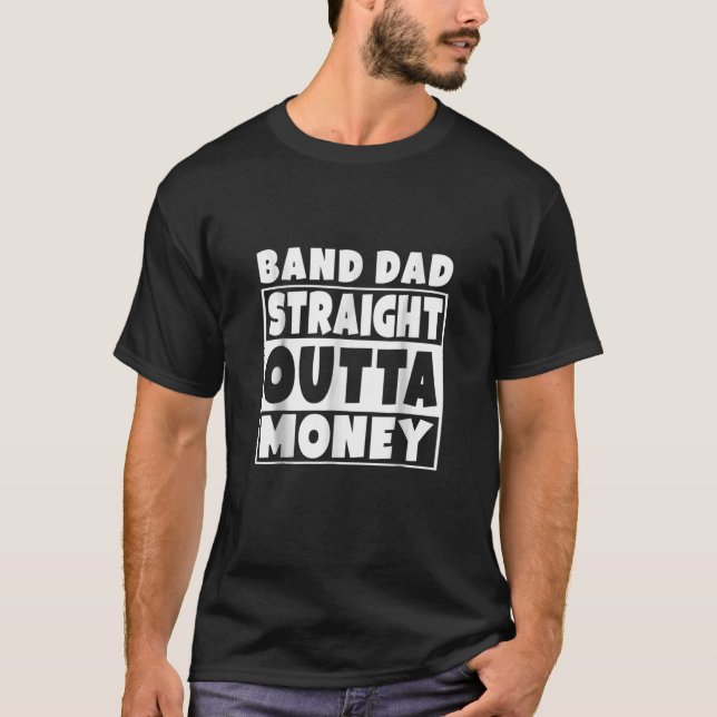 Camiseta Hetero Pai De banda Sem Dinheiro Engraçado Padre G (Frente)