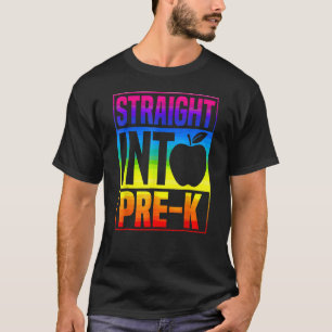 Camiseta Hetero Para O Pré-Jardim De Infância Colorido Ante