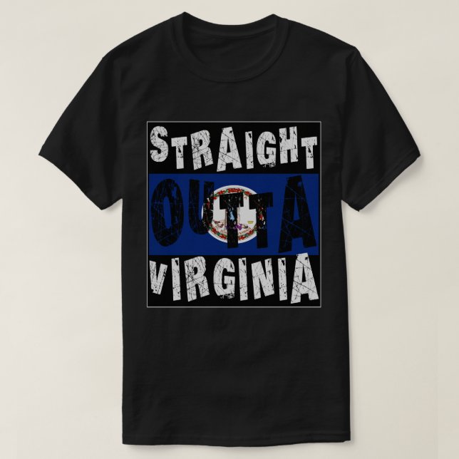 Camiseta HETERO PERSONALIZADO fora da Virgínia Meme Tee (Frente do Design)