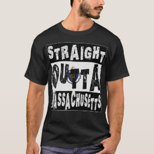 Camiseta Hetero PERSONALIZADO fora do Massachusetts Meme Te