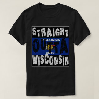 Camiseta HETERO PERSONALIZADO Fora do Membro de Wisconsin