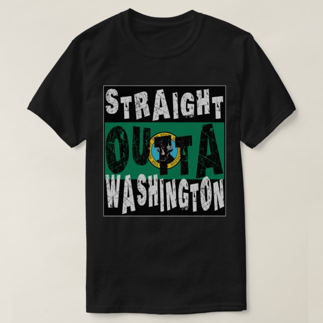 Camiseta HETERO PERSONALIZADO Fora do Meme Washington (Frente do Design)