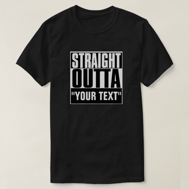 CAMISETA HETERO "SEU TEXTO" (Frente do Design)