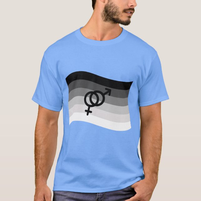 CAMISETA HETERO SLAG WAVING COM SÍMBOLO (Frente)