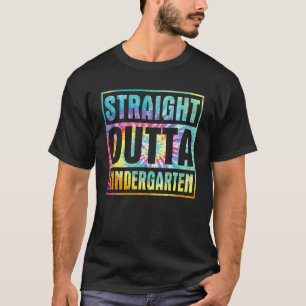 Camiseta Hetero Tie Dye Fora Da Classe De Jardim De Infânci