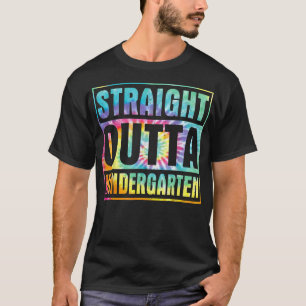 Camiseta Hetero Tie Dye Fora Da Classe De Jardim De Infânci