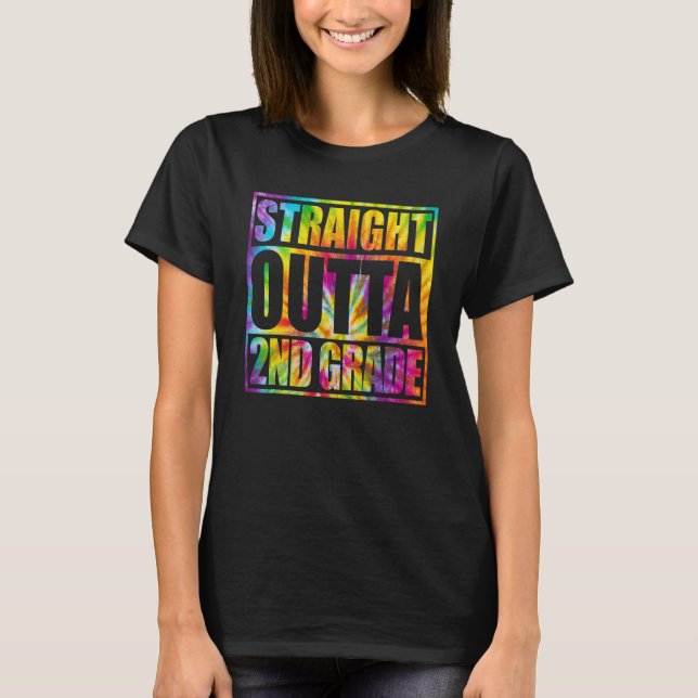 Camiseta Hetero Tie & Dye fora do segundo grau 2023 graus (Frente)