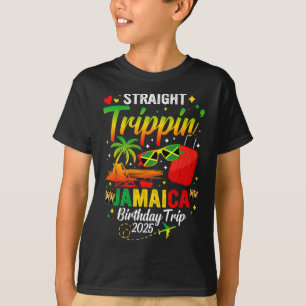 Camiseta Hetero Trippin' Jamaica Vacation 2025 Birthday F