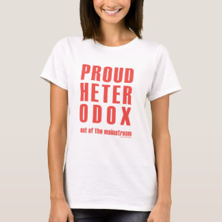 Camiseta Heterodoxo orgulhoso