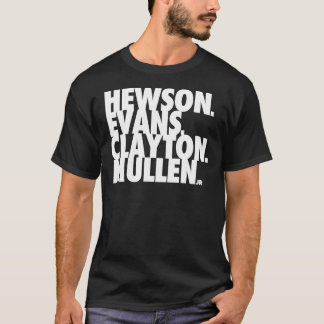 Camiseta Hewson Evans Clayton and Mullen Classic T-Shirt