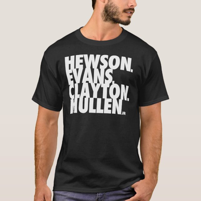 Camiseta Hewson Evans Clayton and Mullen Classic T-Shirt (Frente)