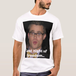 Camiseta hewson, Last night da liberdade.