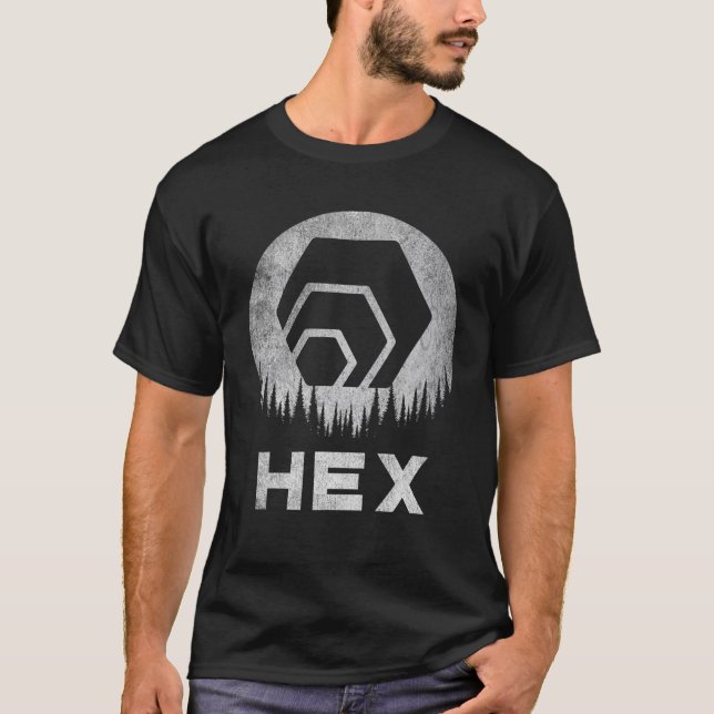 Camiseta HEX Coin HEX Para Crypto Cryptocurren Do Token Da  (Frente)