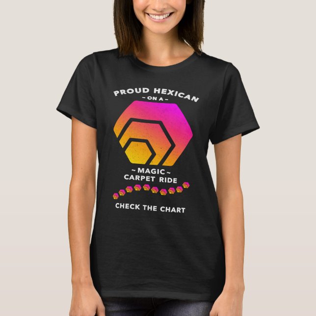 Camiseta HEX Crypto by Hexican Richard Heart Magic Carpet R (Frente)