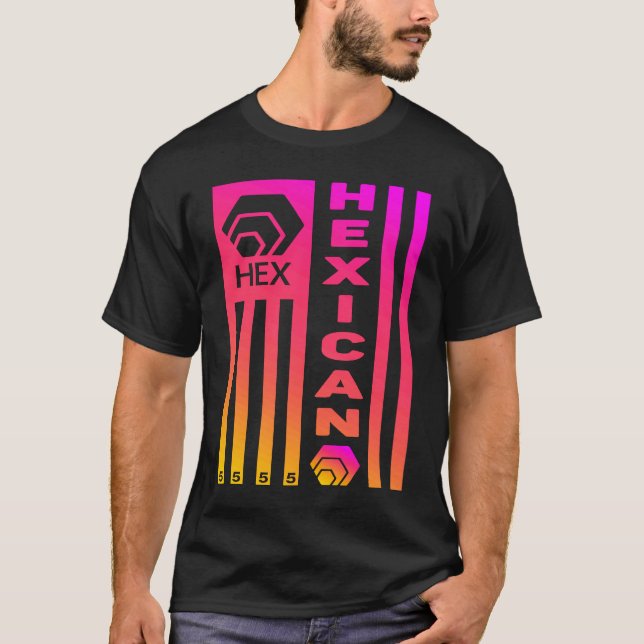 Camiseta HEX Crypto por Richard Heart Hexican Investor Hexi (Frente)