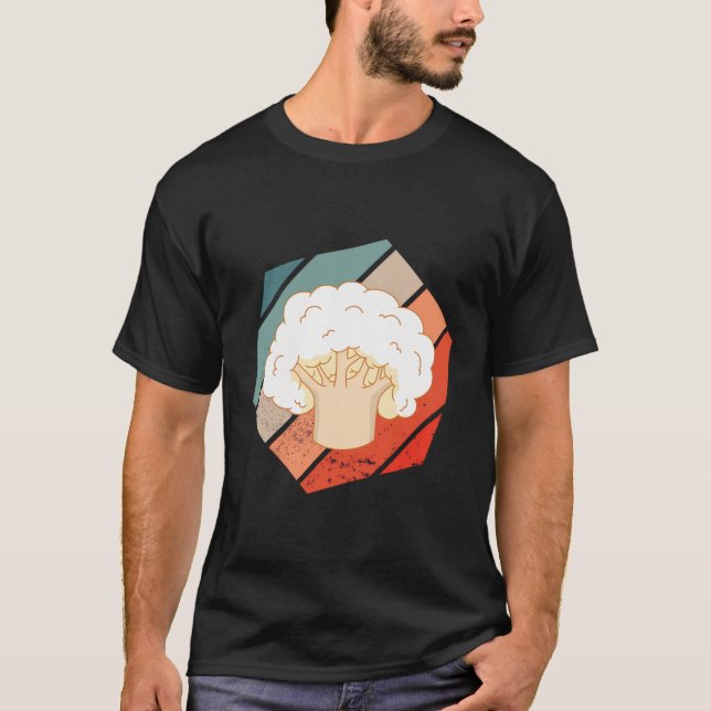 Camiseta Hexa Retro Comidas Vegetais Saudáveis (Frente)