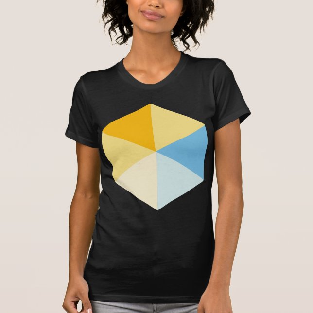 Camiseta Hexágono a cores 03 (Frente)