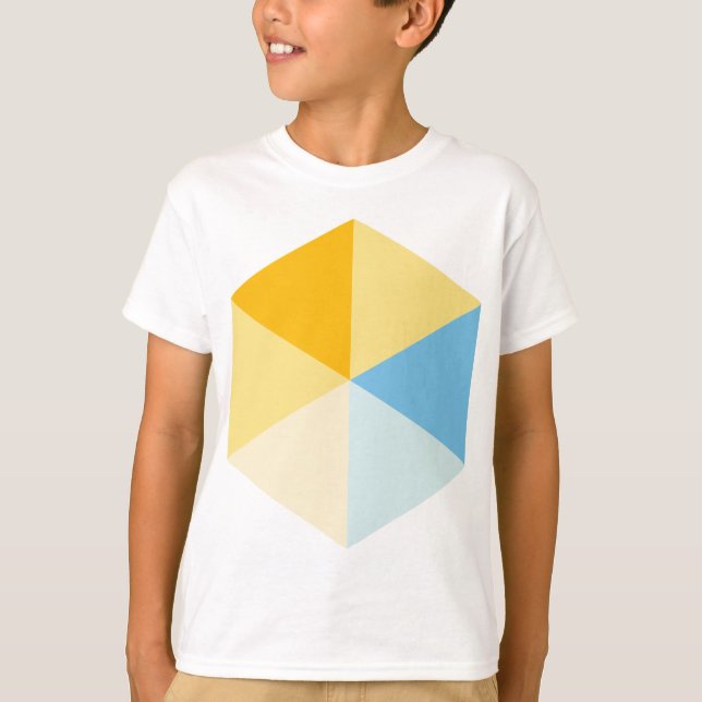 Camiseta Hexágono a cores 03 (Frente)